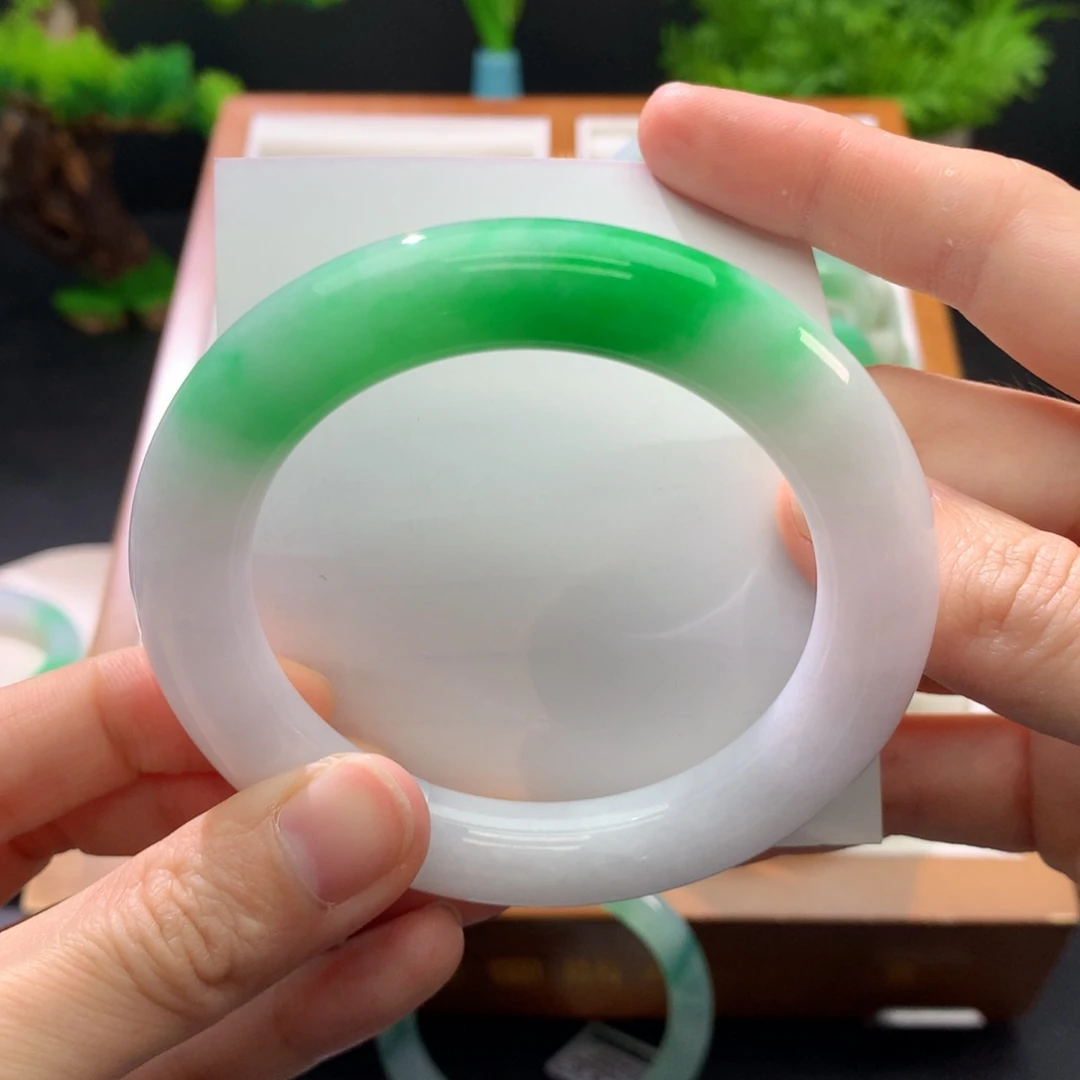 翡翠未镶嵌手镯闪购 19