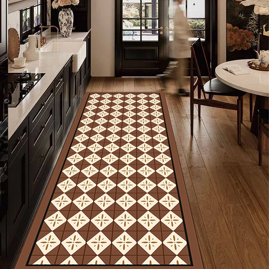 X311-8【60*200cm】硅藻泥阳台飘窗床边地垫移门长条吸水地毯门垫