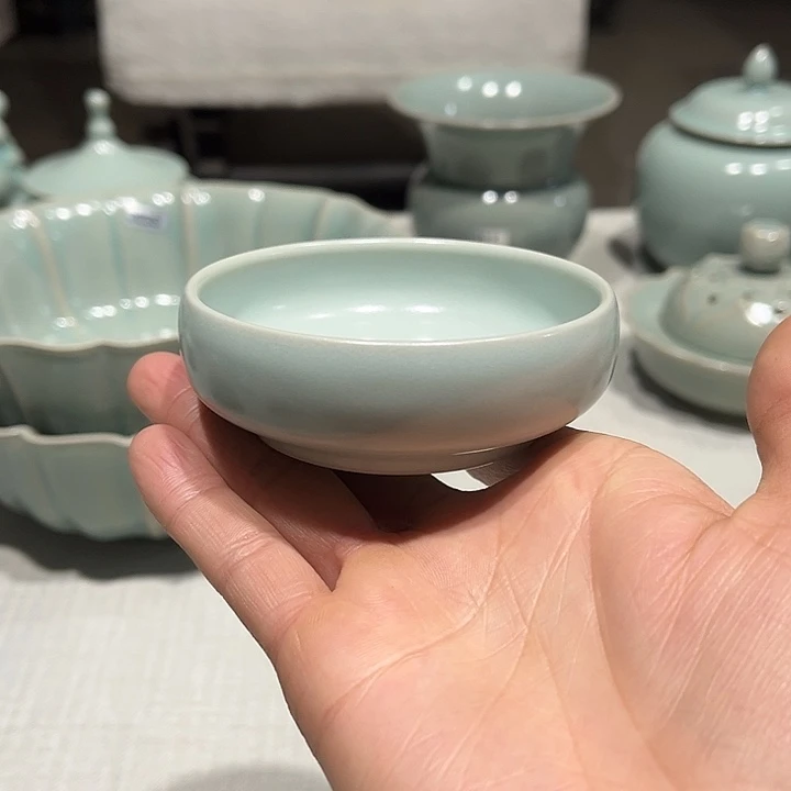 杯青鸾汝瓷汝州发货