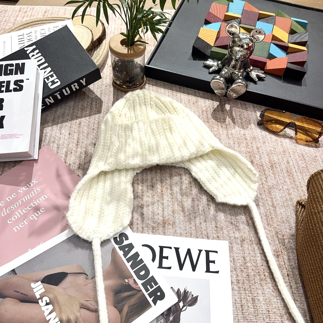 2025秋冬新款时尚百搭针织帽护耳帽雷锋帽5046