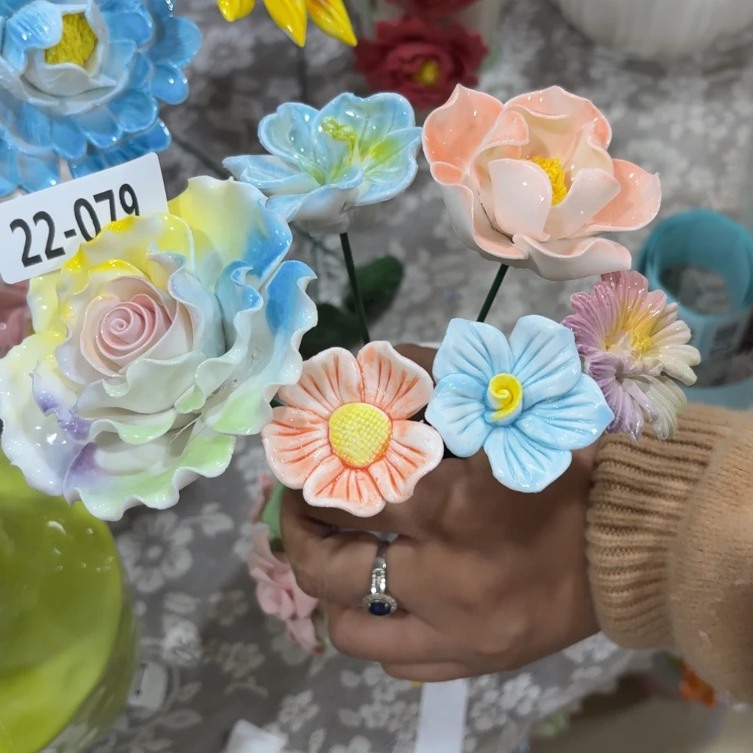 陶瓷花，20元发货，退款拉黑2279