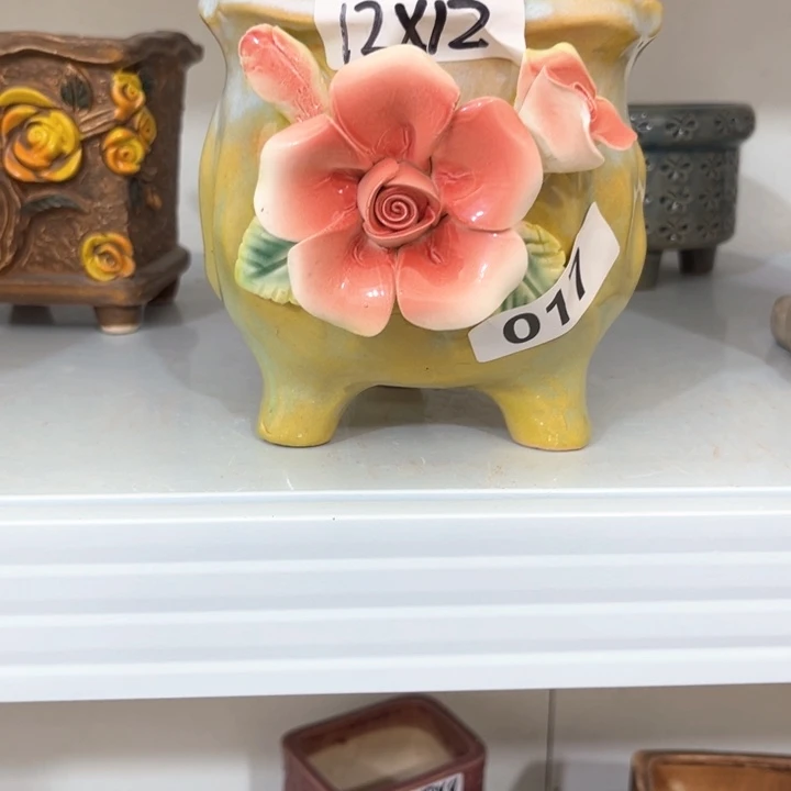 紫砂花盆粗陶材质多肉花盆