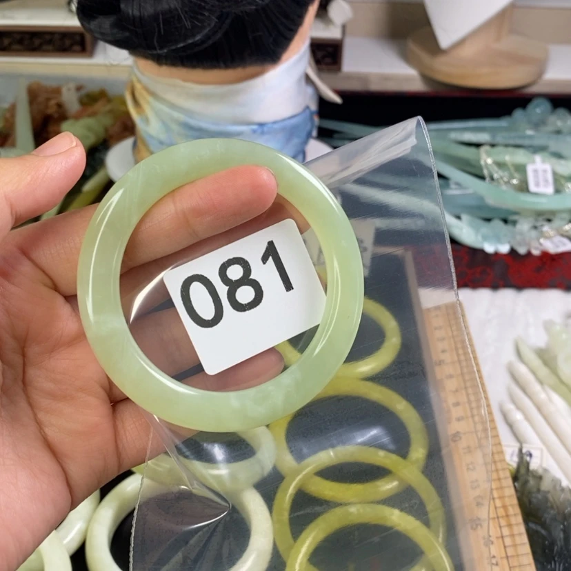 【闪购商品】岫玉发饰未镶嵌晴*天