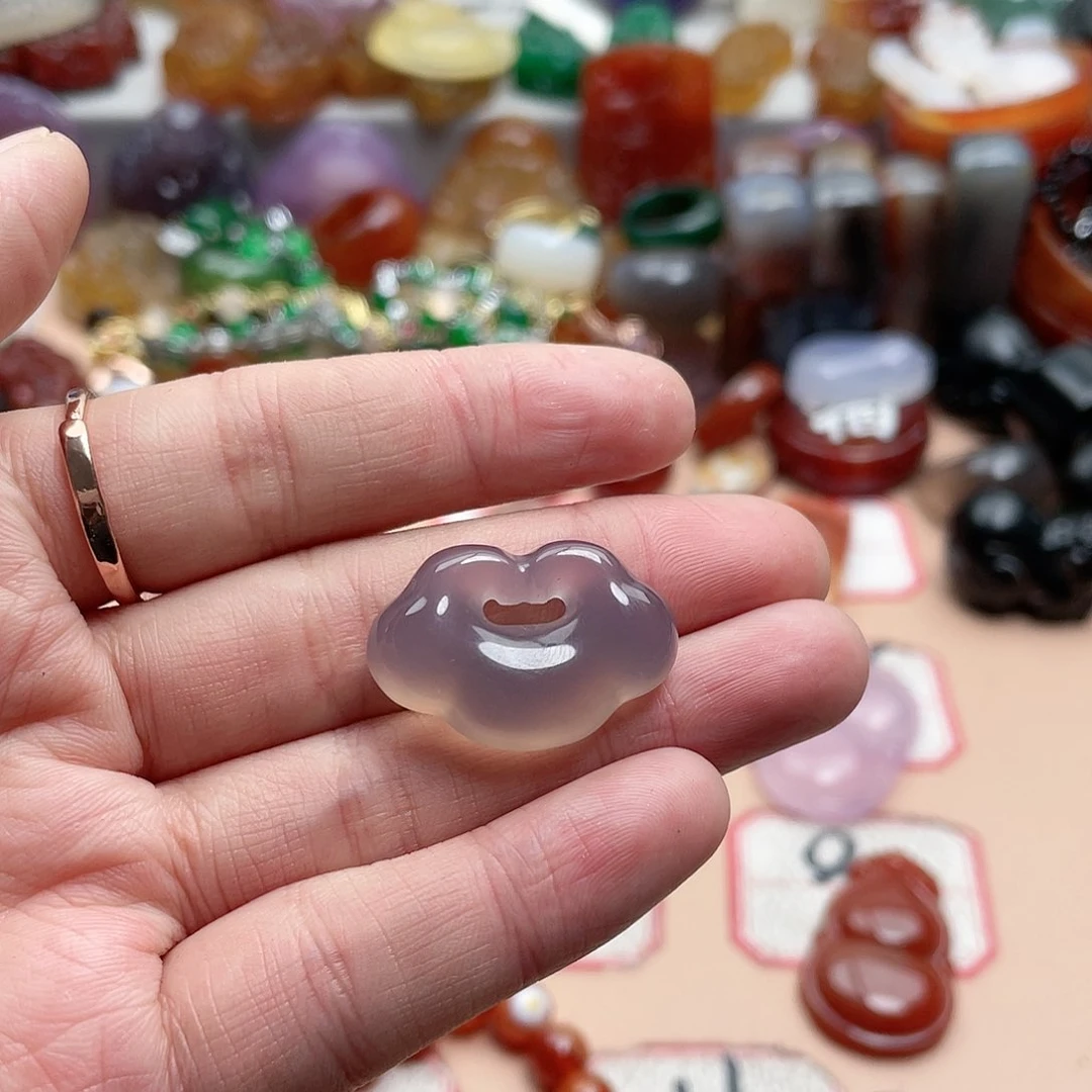 玛瑙/玉髓颈饰合金非****梅