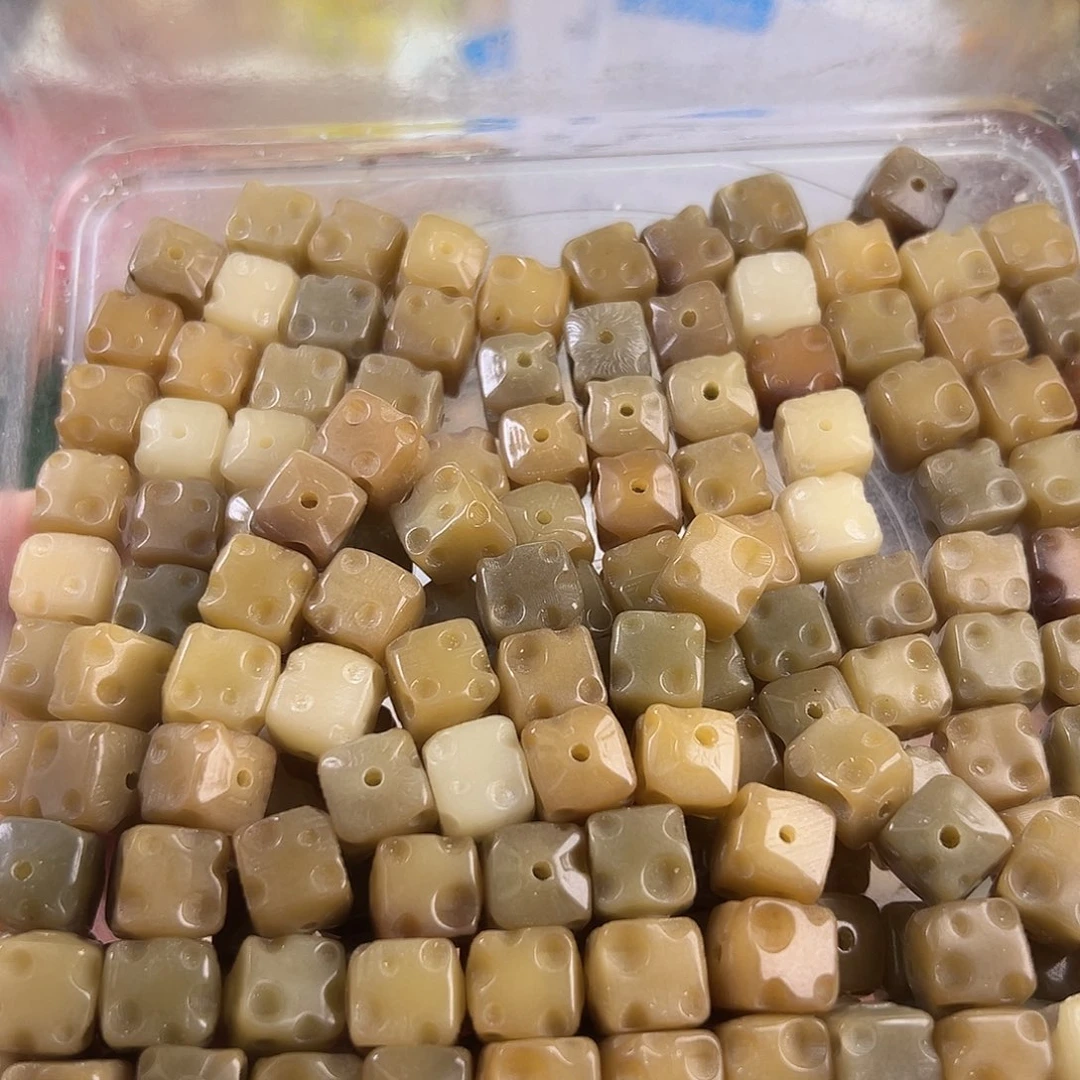菩提根/象牙果手串卡11姜黄奶酪40颗