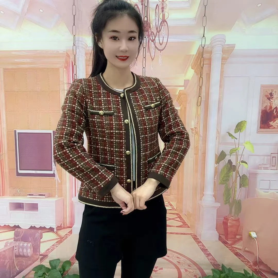 A059春季新款高品质小香风外套（衣长55左右）