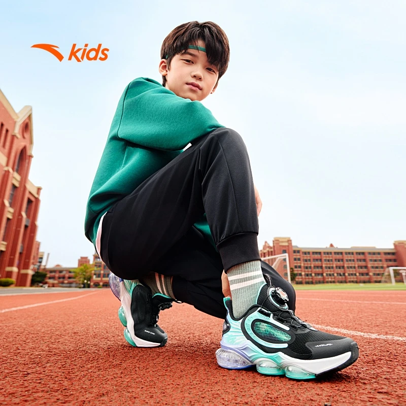 anta kids/安踏儿童UFO 6.0男女大童跑步鞋网面新派简约运动鞋