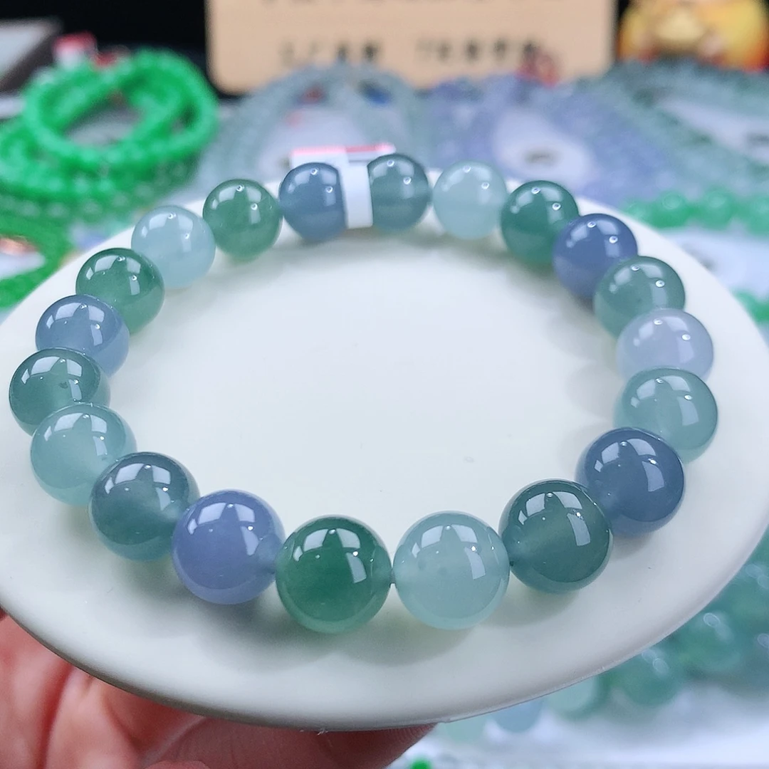 翡翠手链未镶嵌卡10