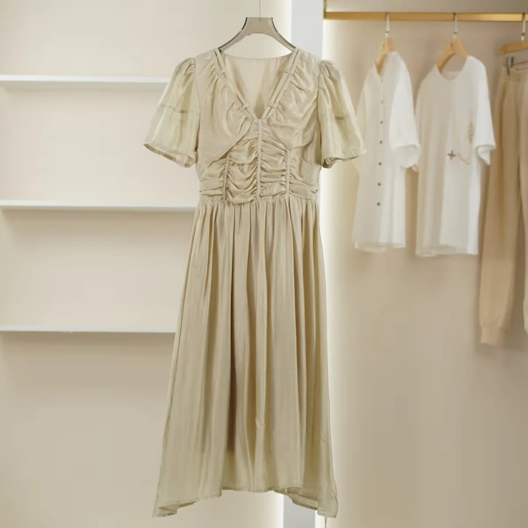 麦迪尚品【品牌单】5041750夏修身气质连衣裙品牌撤柜 B4组