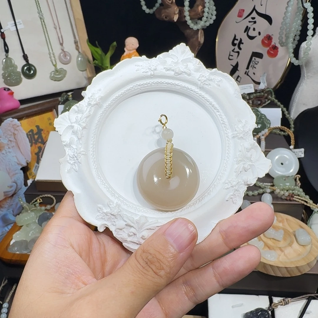 心***诺和田玉未镶嵌颈饰