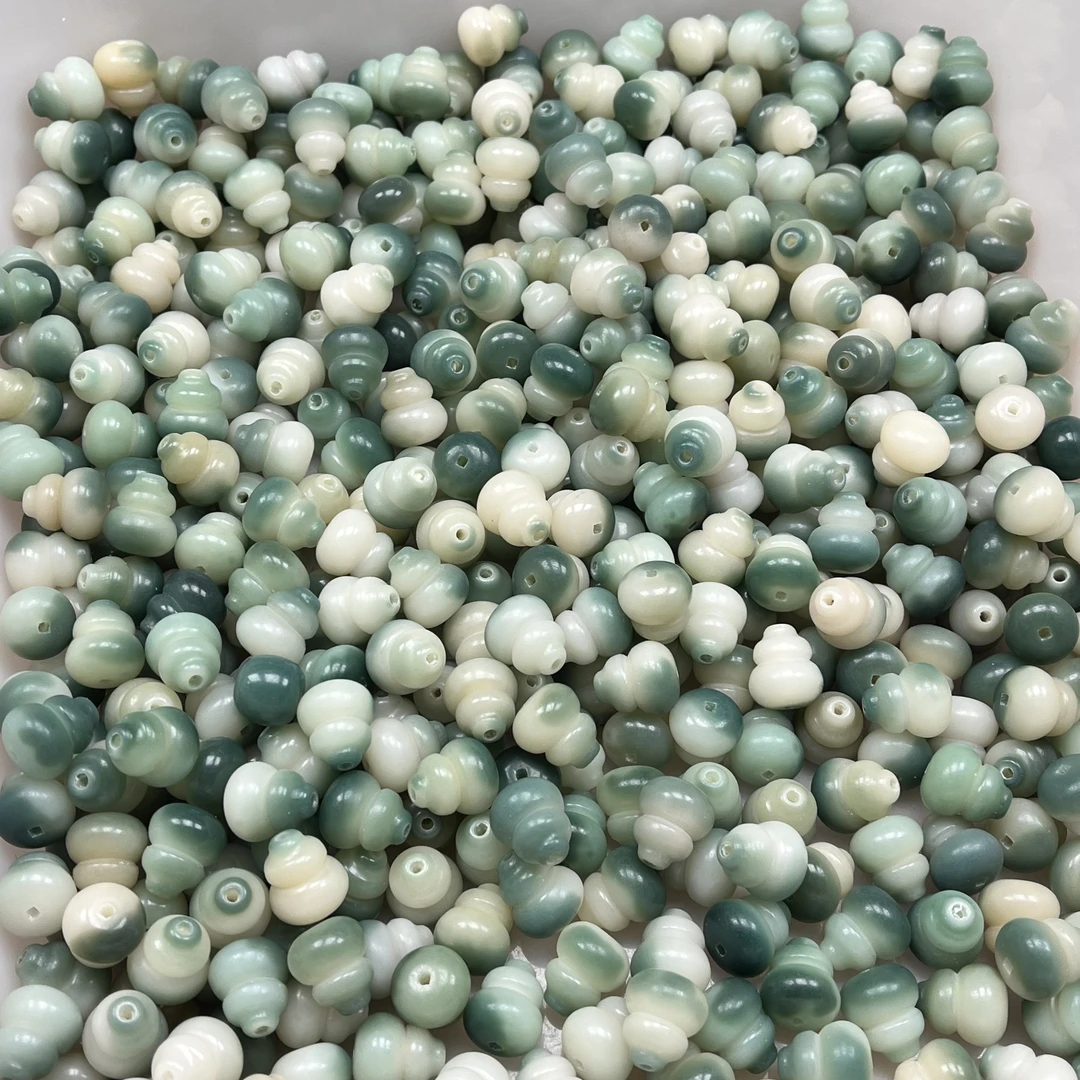 菩提根绿飘葫芦12*14【15颗】D3027-460