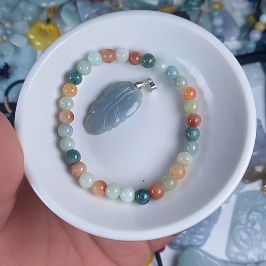 翡翠未镶嵌颈饰天然翡翠拍一发2