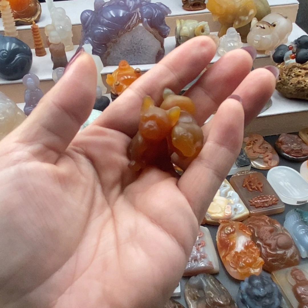 影***0玛瑙/玉髓未镶嵌挂件