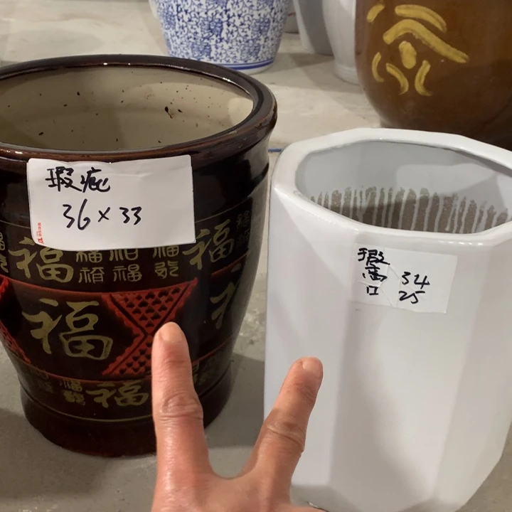 【闪购商品】红陶高温陶瓷花盆默认瑕疵