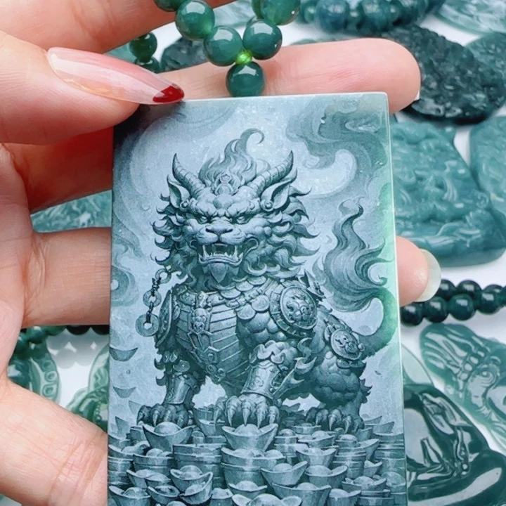 翡翠未镶嵌颈饰多样性发货天然A货翡翠