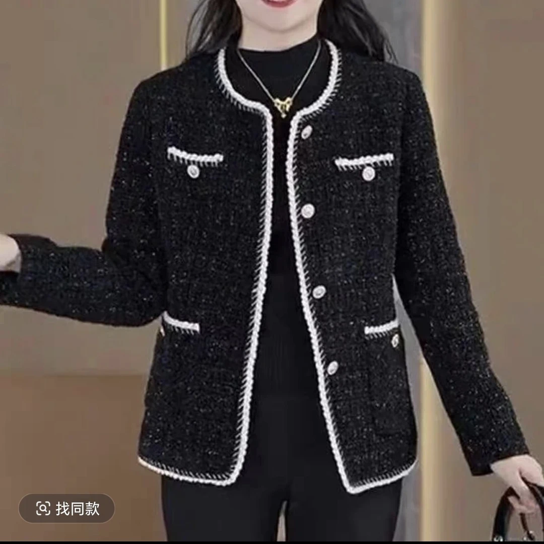 3510早秋新款收腰小香风外套女小个子短外套显瘦气质网红百搭