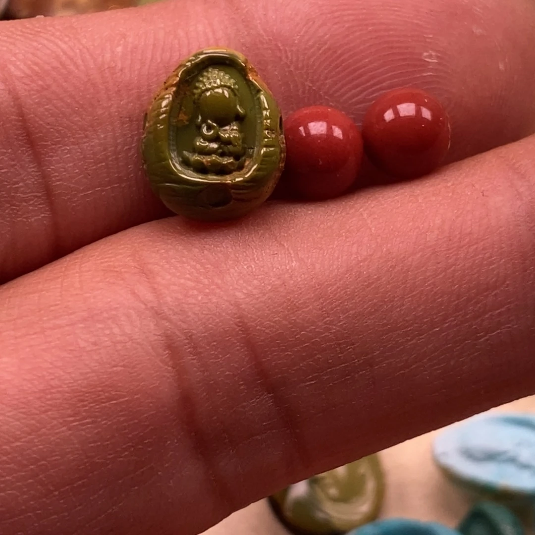 赛***豆南红玛瑙未镶嵌珠宝半成品