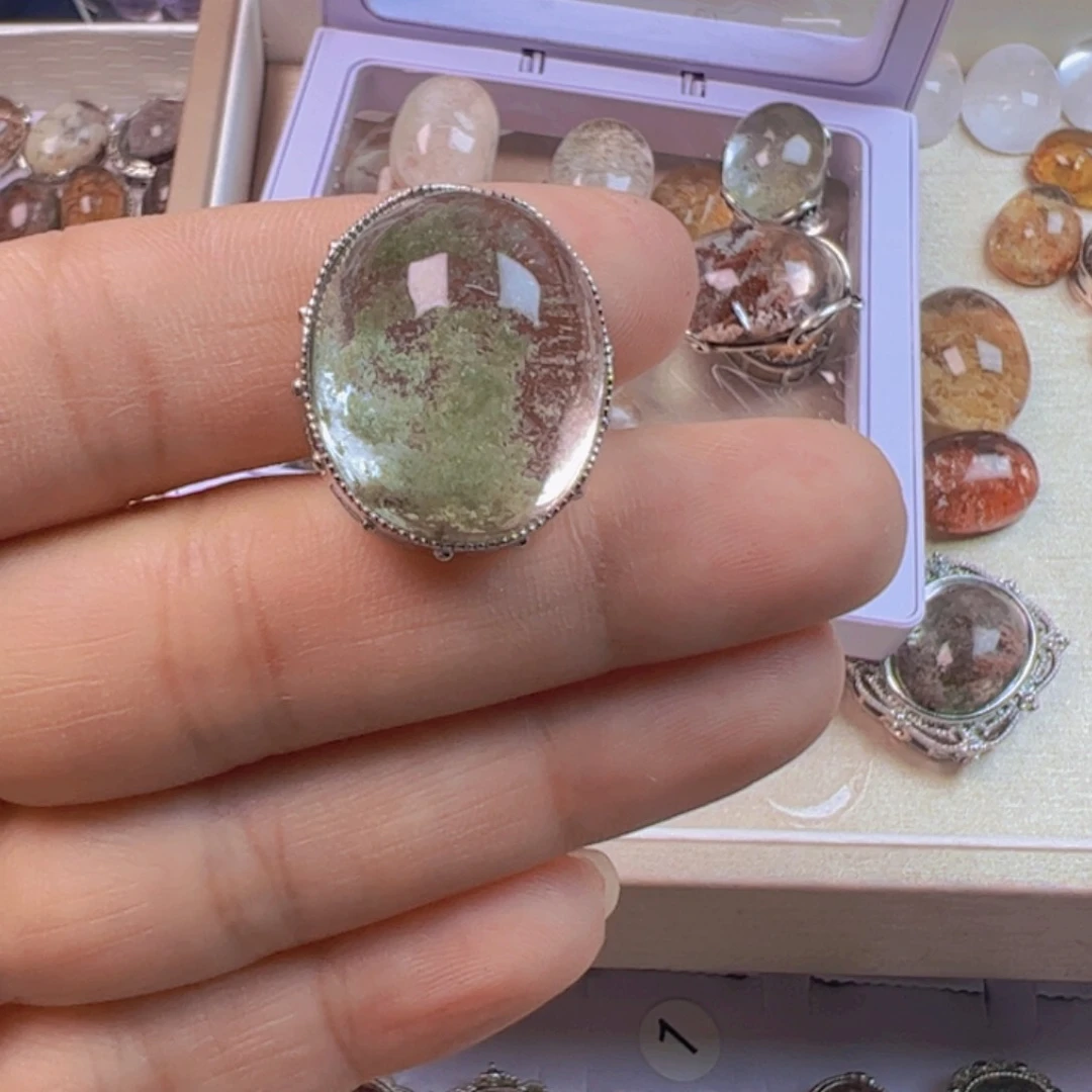 水晶手链银S800镀金镶嵌藏****柜