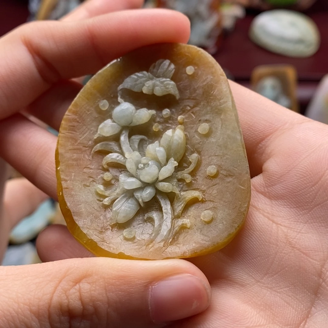 定制翡翠未镶嵌天然缅料a货翡翠
