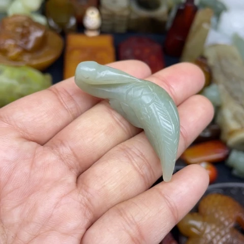 和田玉未镶嵌颈饰93