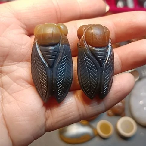 玛瑙/玉髓未镶嵌吊坠