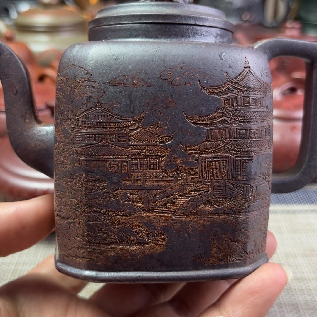 茶壶紫砂微瑕不退不换