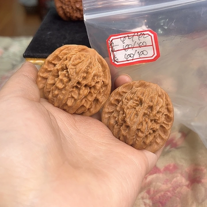 把件文玩核桃四座楼