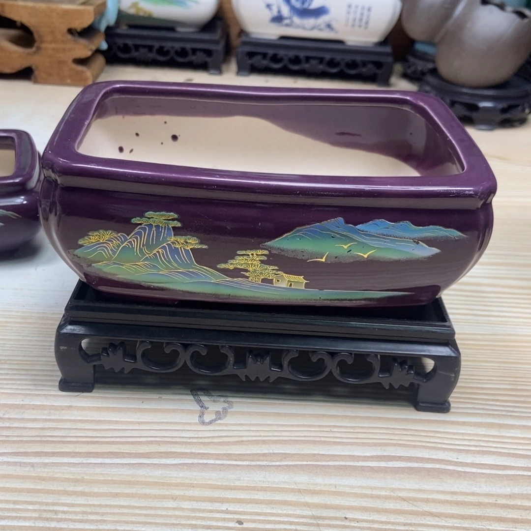 瓷片陶瓷花盆陶瓷艺术