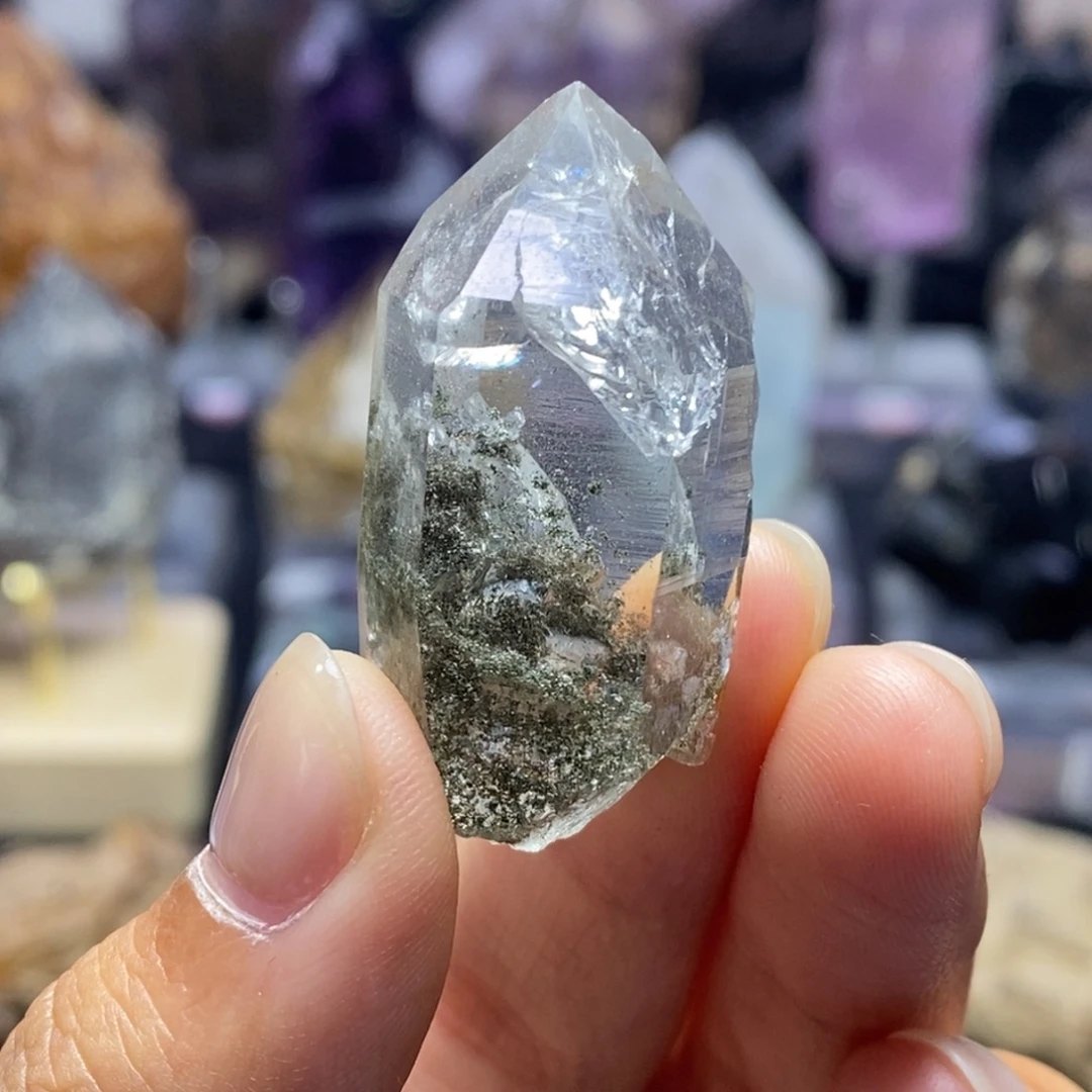 未镶嵌珠宝半成品水晶巴基斯坦喜玛绿幽灵