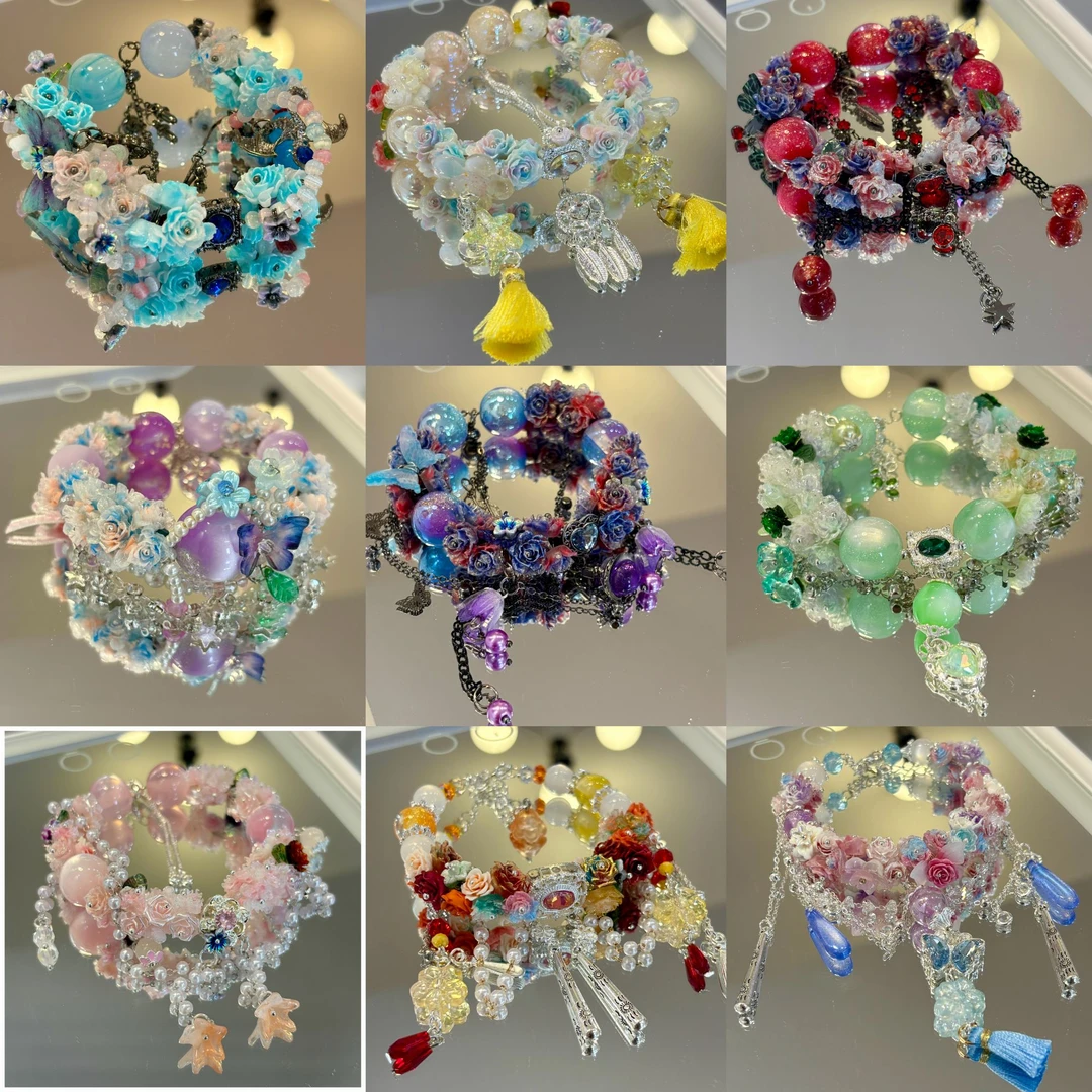 【重工款】手工diy树脂串珠拆拆乐女手链手串