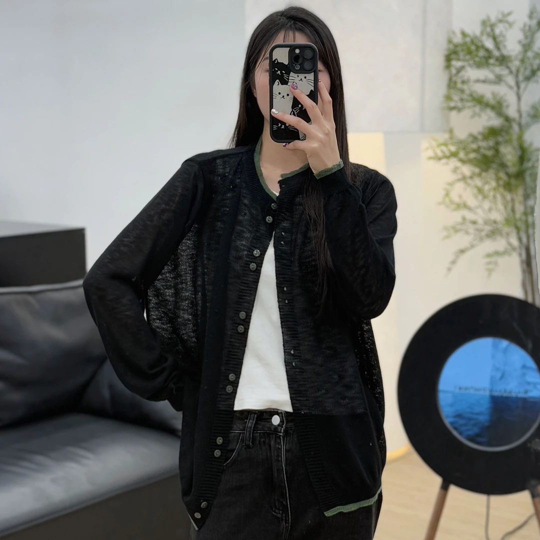 JUANJUAN自制黑色鼓包防晒服长袖