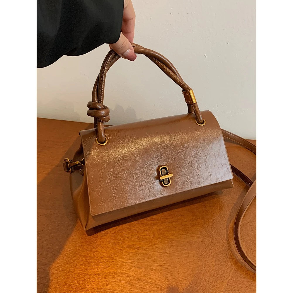 韩版小众手提包包女2025秋冬新款时尚休闲单肩包日常通勤斜挎小包