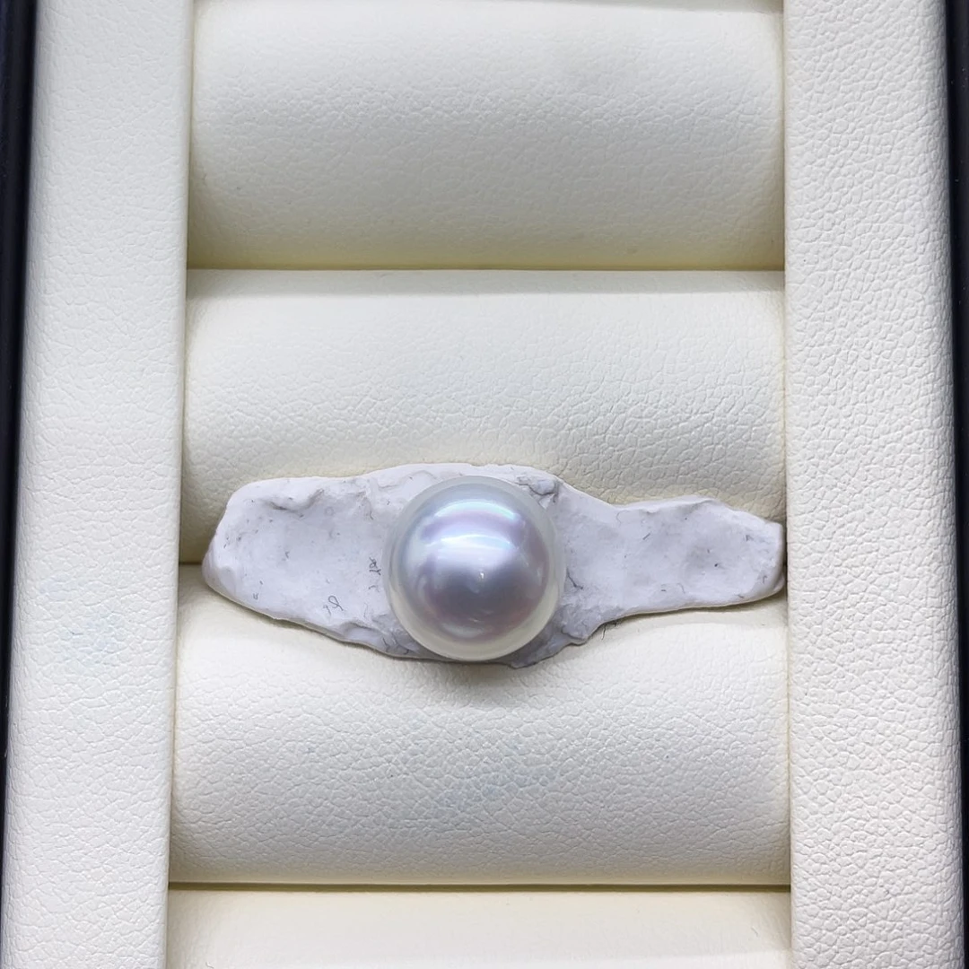 未镶嵌裸珠海水珍珠澳白炫彩宝石光裸珠11.4（可戒指吊坠