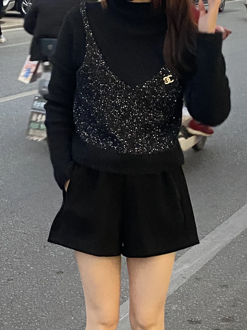 假两件气质毛衣，太美了