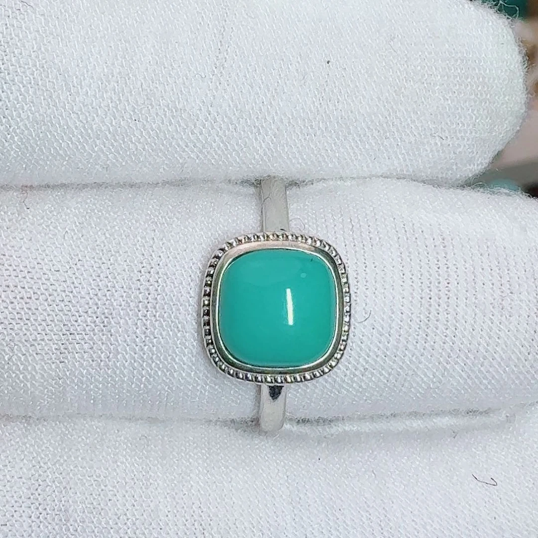 绿松石银S925镶嵌珠宝奇石