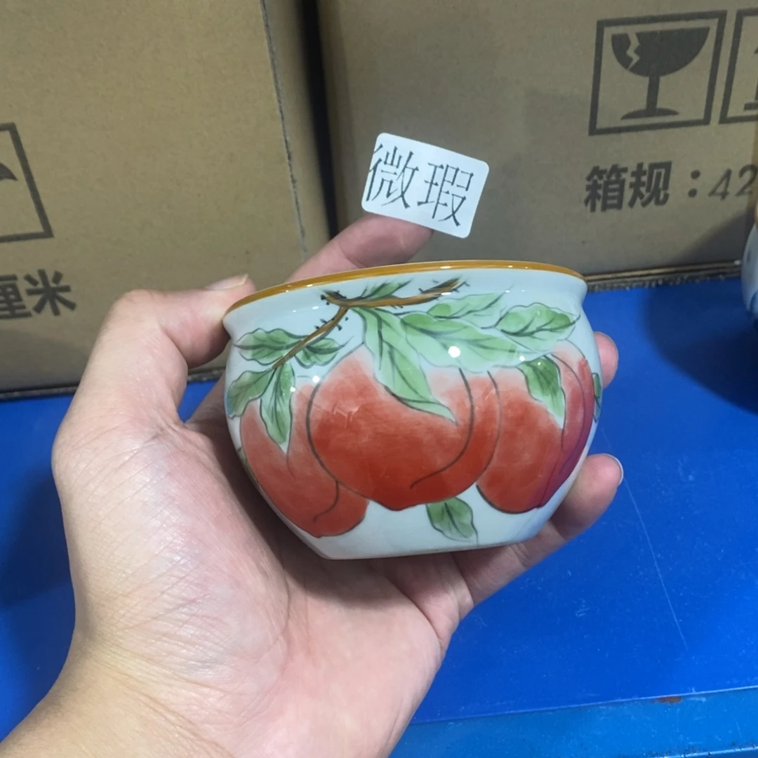 釉下彩纯手绘微瑕