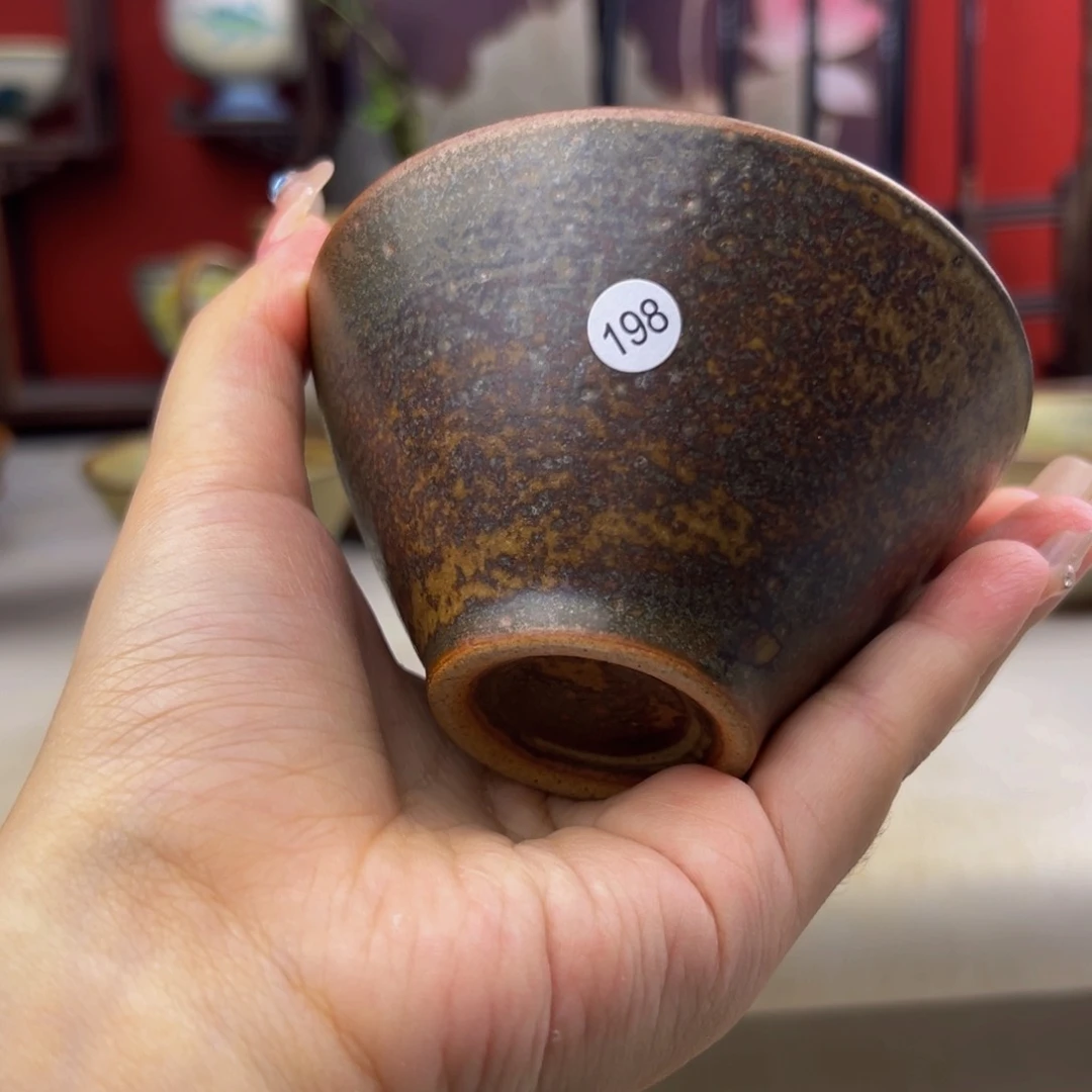 杯纯手工柴烧主人杯