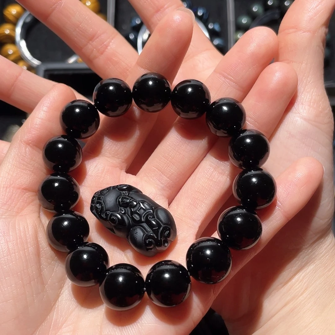 黑曜岩手链未镶嵌会****?