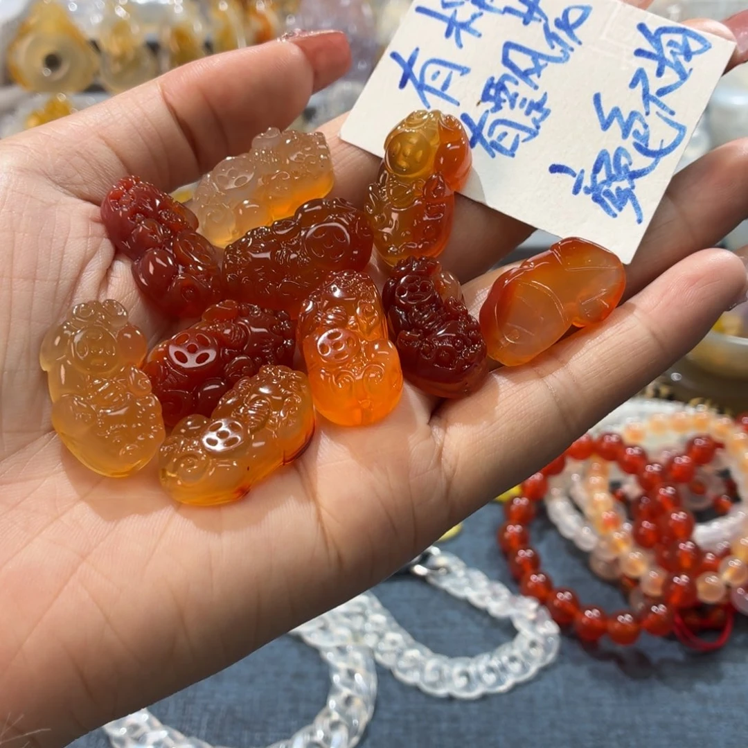 玛瑙/玉髓未镶嵌吊坠(不含链)