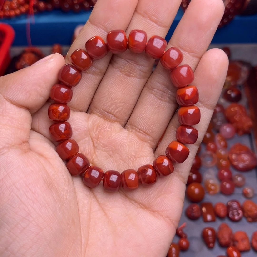 未镶嵌手链南红玛瑙