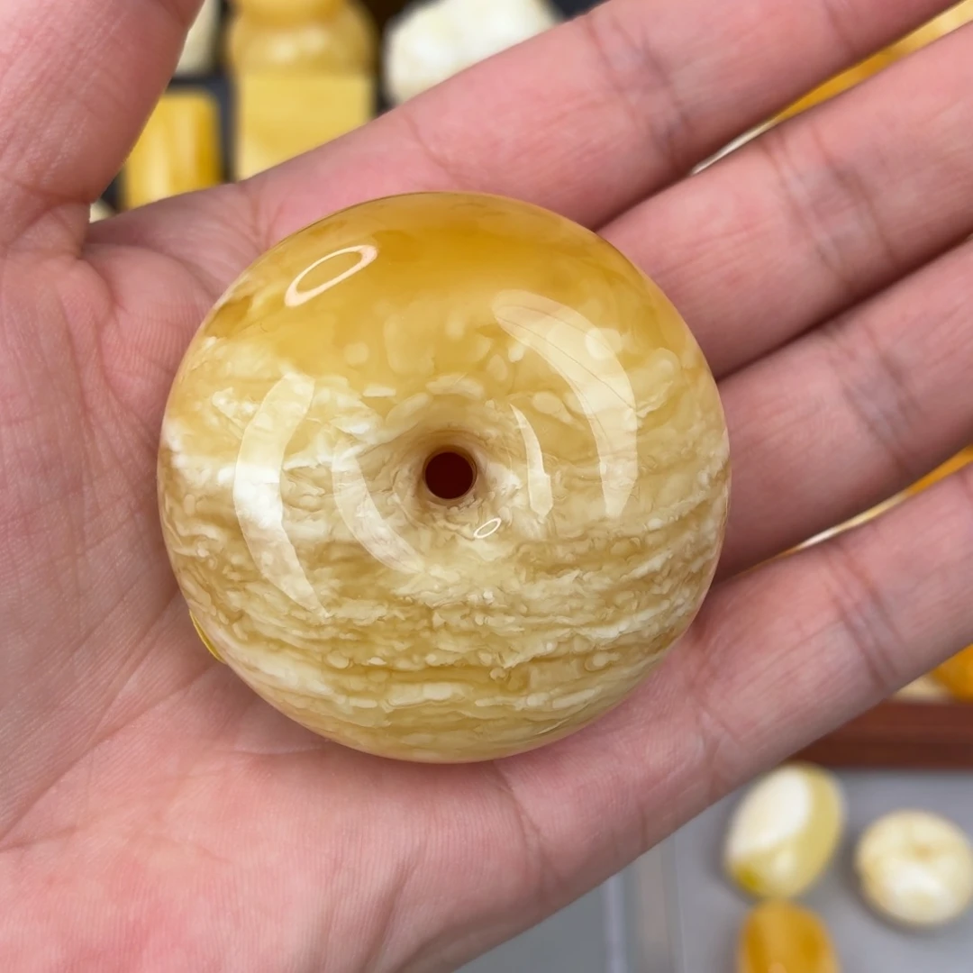 蜜蜡未镶嵌吊坠(不含链)