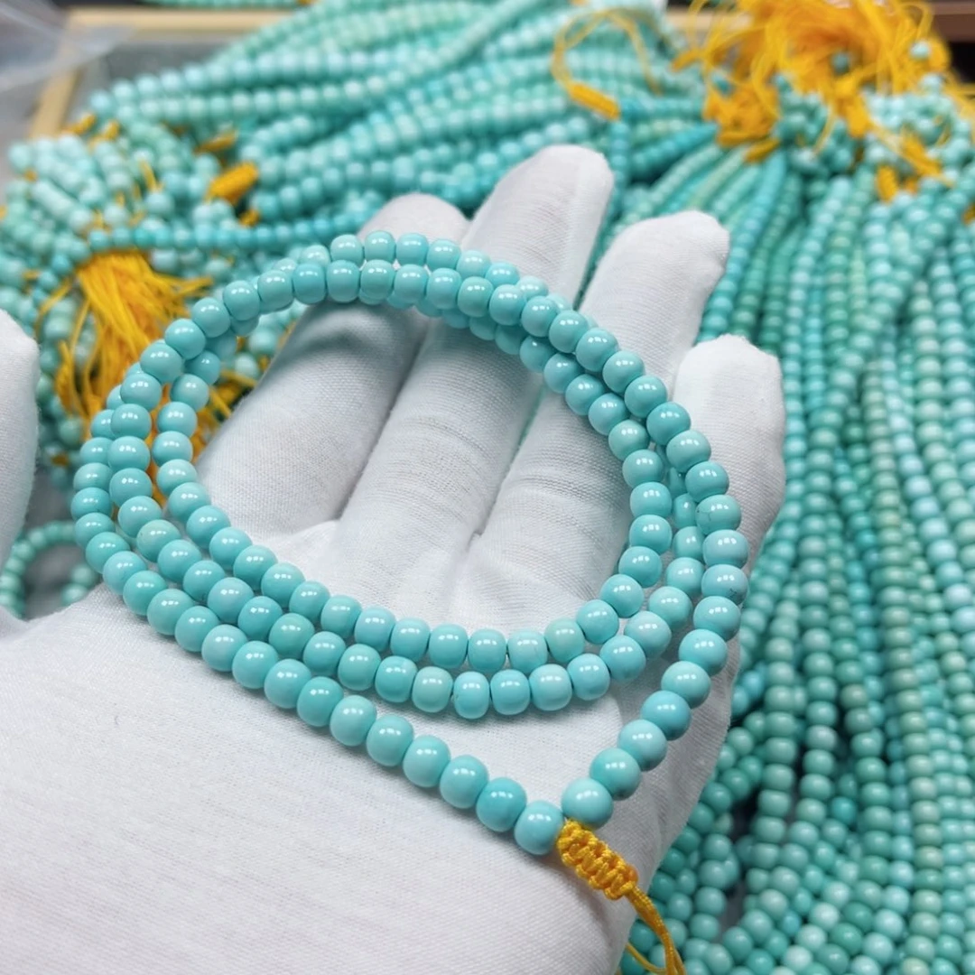 l***枝绿松石未镶嵌挂件