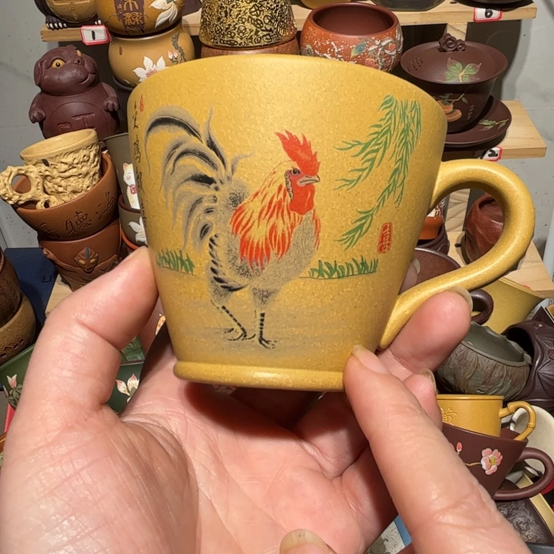 紫砂茶杯宜兴紫砂主人杯