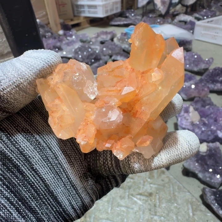 石材天然水晶摆件