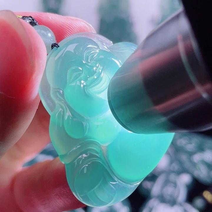 翡翠未镶嵌颈饰999999999