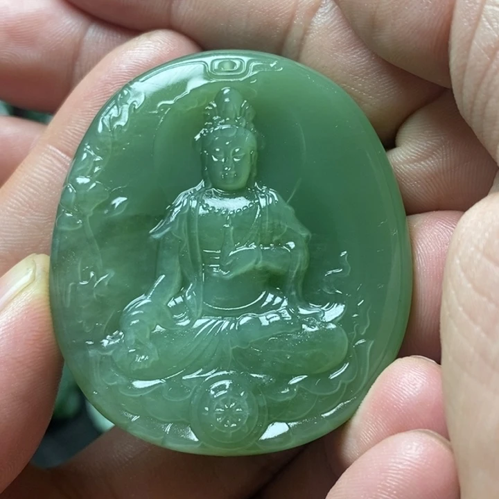 和田玉（碧玉）未镶嵌挂件