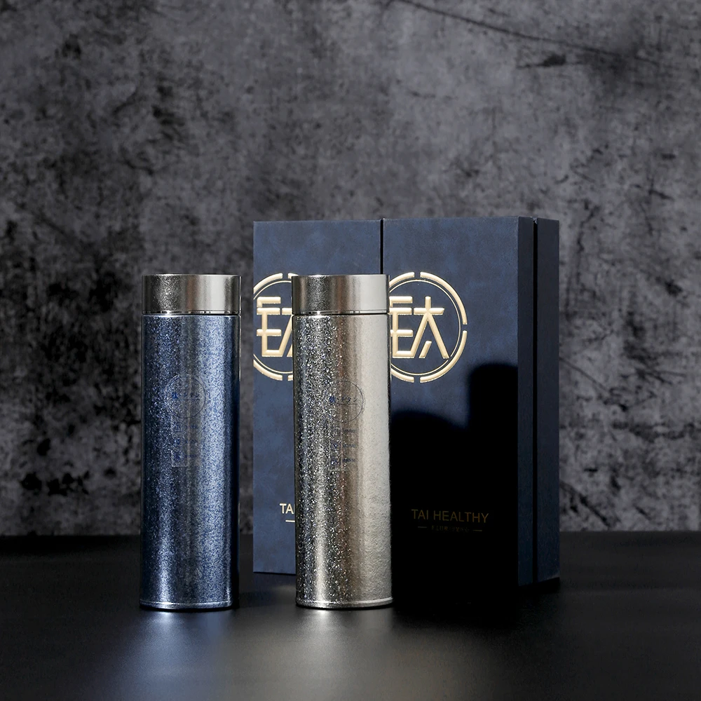 D850# 钛杯高端纯钛保温杯泡茶水送礼车载旅行杯男女同款创意高档
