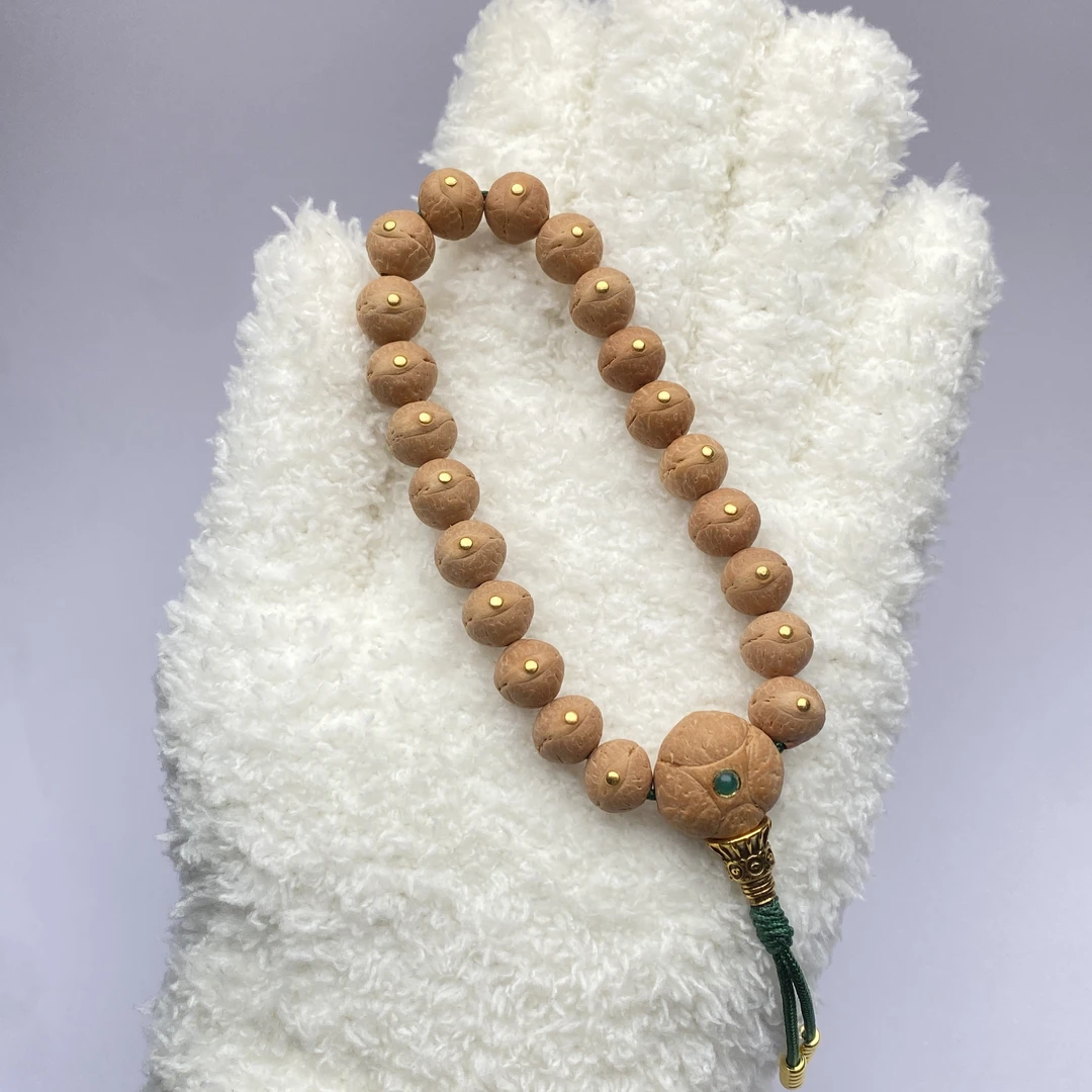 【Y0441】精琢10.0-10.4mm实心凤眼菩提23手串，甄选尼泊尔