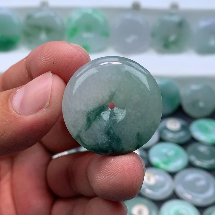 颈饰未镶嵌翡翠缅甸天然A货翡翠30.6-6.9