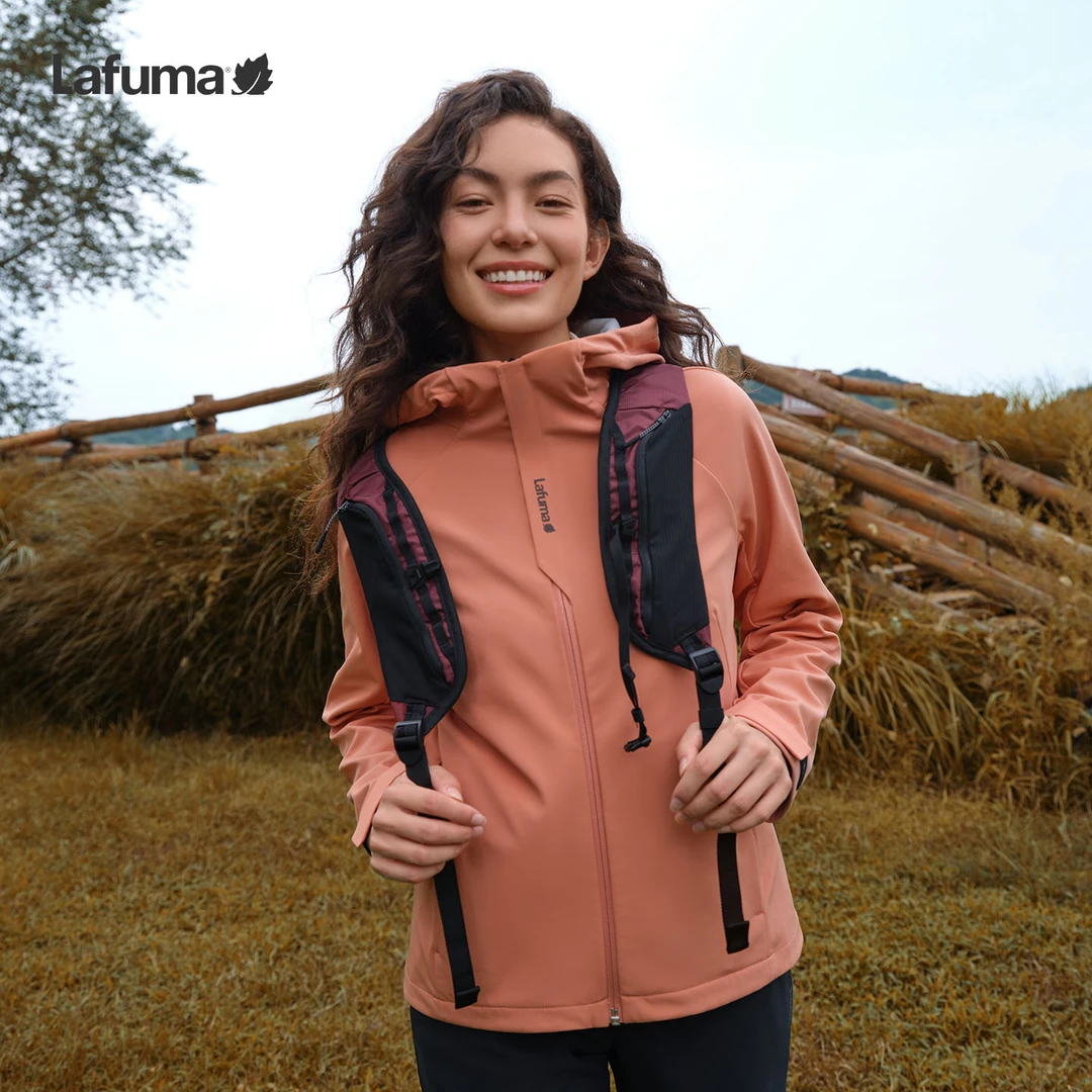 LAFUMA乐飞叶户外防风CORDURA耐磨夹克女防泼水运动外套LFJA4CF60